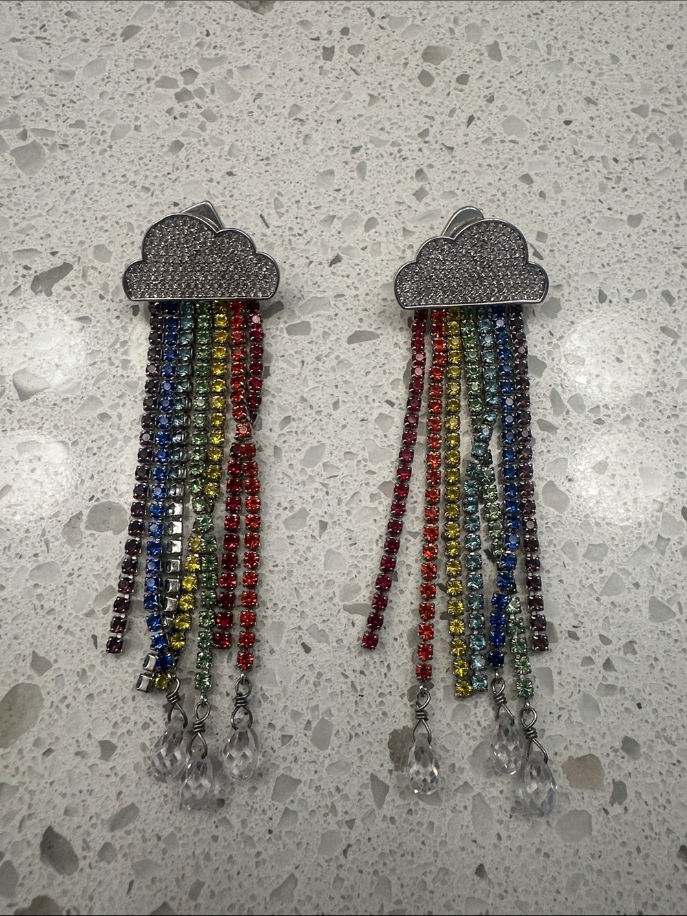 Kate Spade Rainbow Cloud Dangle Earrings